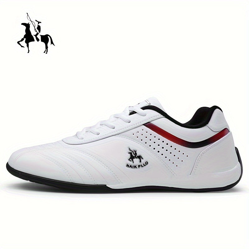 Men's Lightweight Breathable Microfiber Sneakers for Outdoor Running and Casual Wear