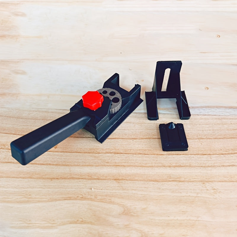 Portable Woodworking Doweling Jig Kit for Accurate Hole Drilling Plastic