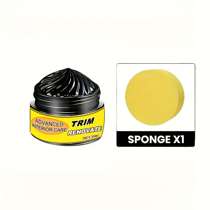 Гель для восстановления интерьера автомобиля, панели приборов и отделки, черный автомобильный полироль для блеска и ремонта царапин