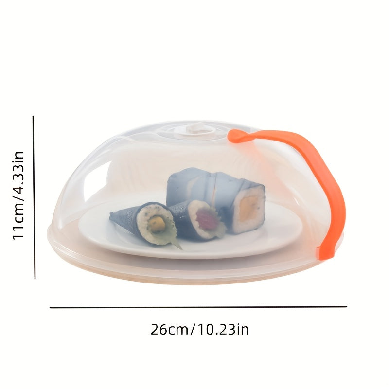 Qayta ishlatiladigan mikroto'lqinli splatter himoyasi - issiqqa chidamli qopqoq va havo o'tkazmaydigan muhr bilan shaffof qoplama, yog'ga chidamli