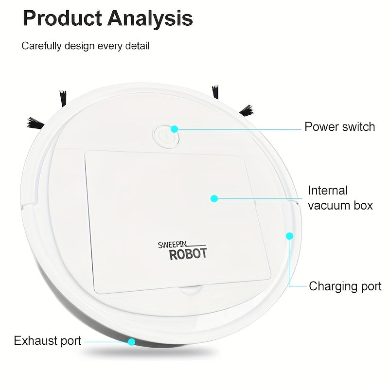 Uch-bir uy-ro'zg'or aqlli tozalash roboti, avtomatik ravishda changyutgich, mopa va artish funksiyalarini bajaradi.