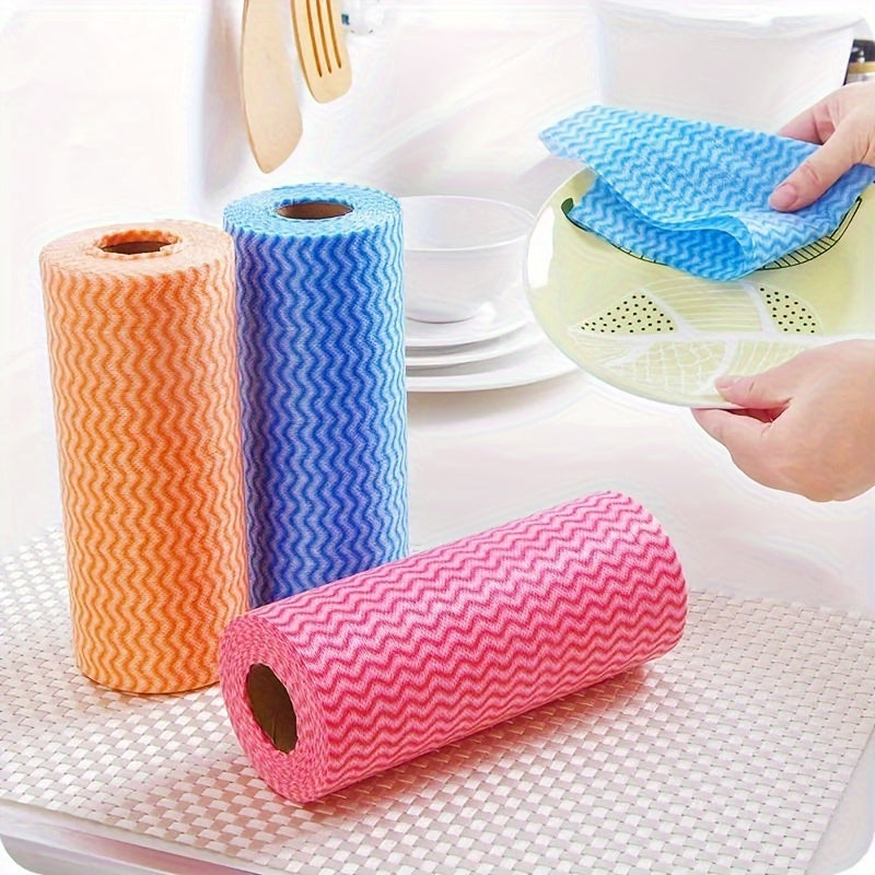 45 Soft Washable Kitchen Towels for Dry and Wet Cleaning, Absorbent and Non-Stick