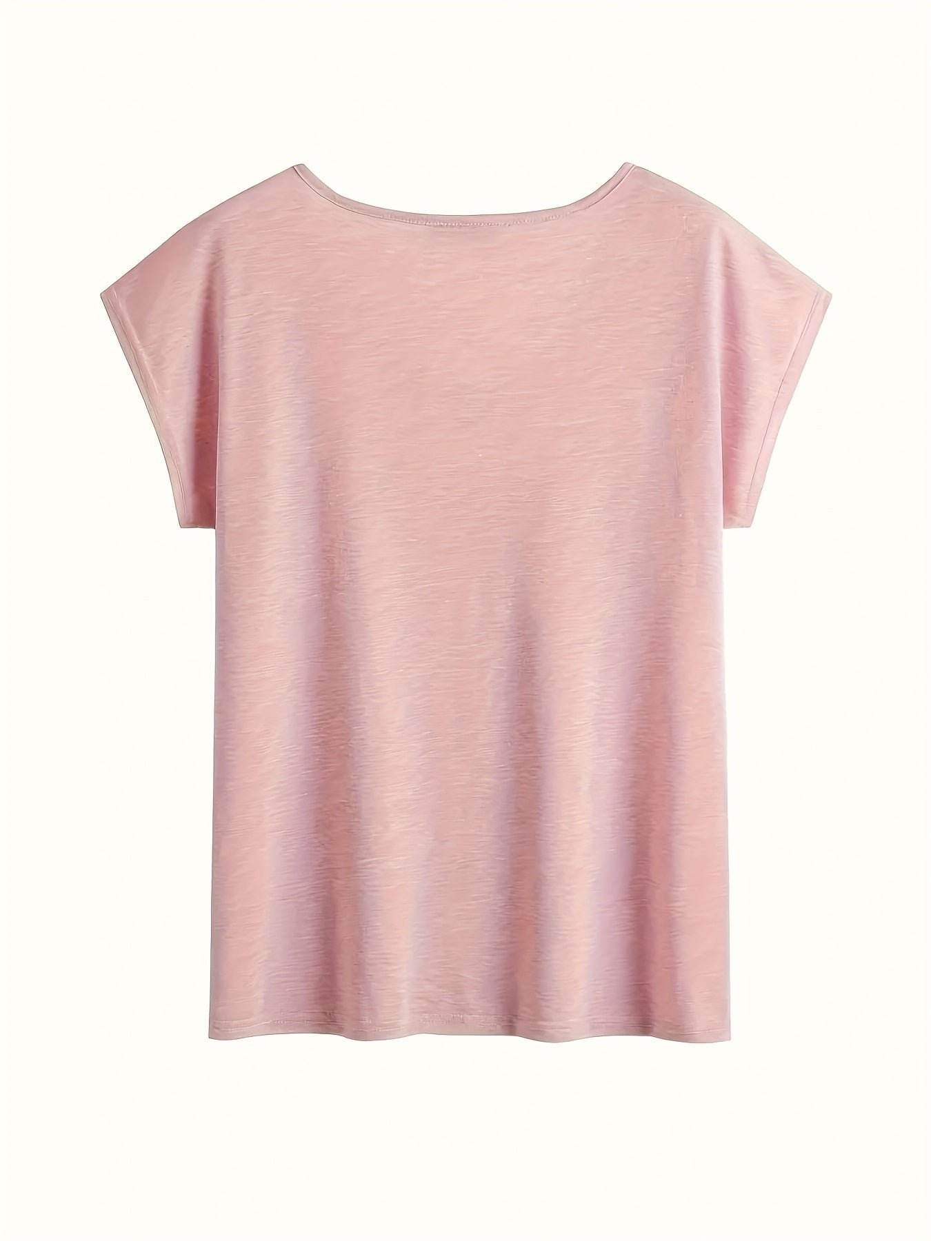 Women's Loose V-Neck Printed Top Spring Summer Stylish Easy Care