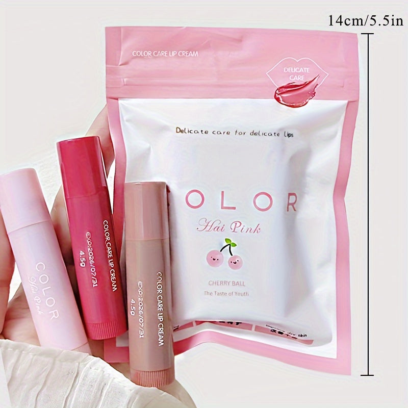 Bálsamo labial hidratante para mujer, hidratante y a prueba de agua de larga duración