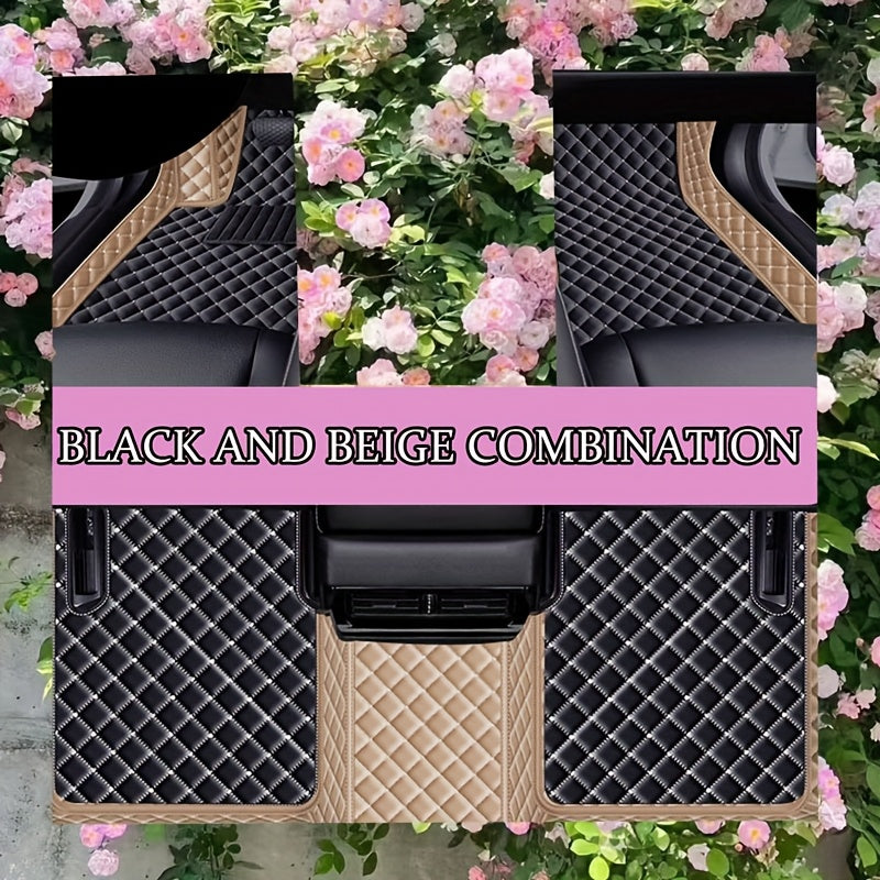 Sun’iy charm avtomobil pol pozvoloqli mato, suv o'tkazmaydigan, barcha mavsumlar uchun to'liq qamrov, chap haydovchi uchun