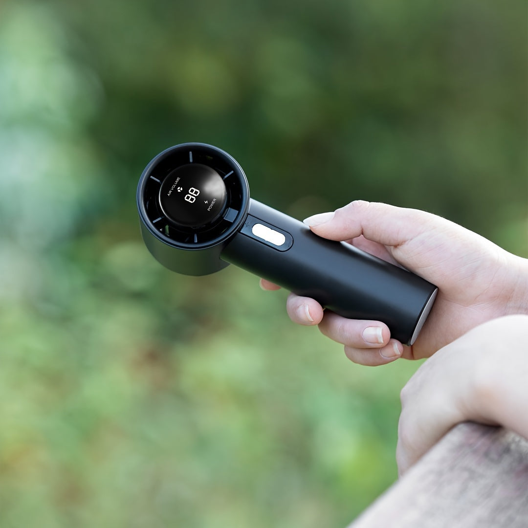 Rechargeable Handheld Fan with Adjustable Speed Settings for Outdoor Use and Gifts