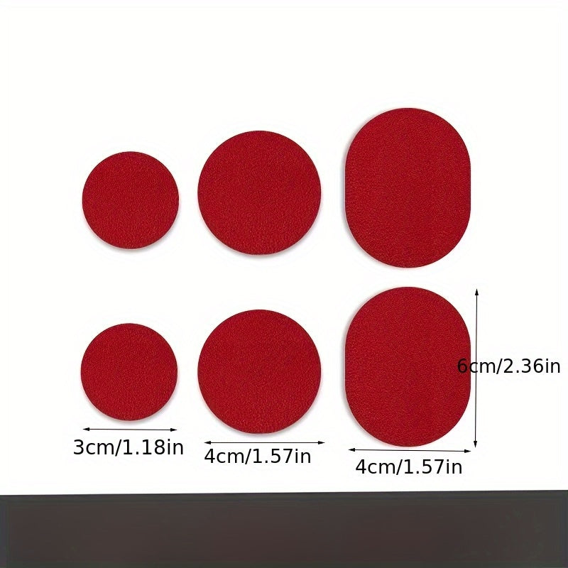 6 Piezas de parches adhesivos para reparación de zapatos para agujeros y desgaste
