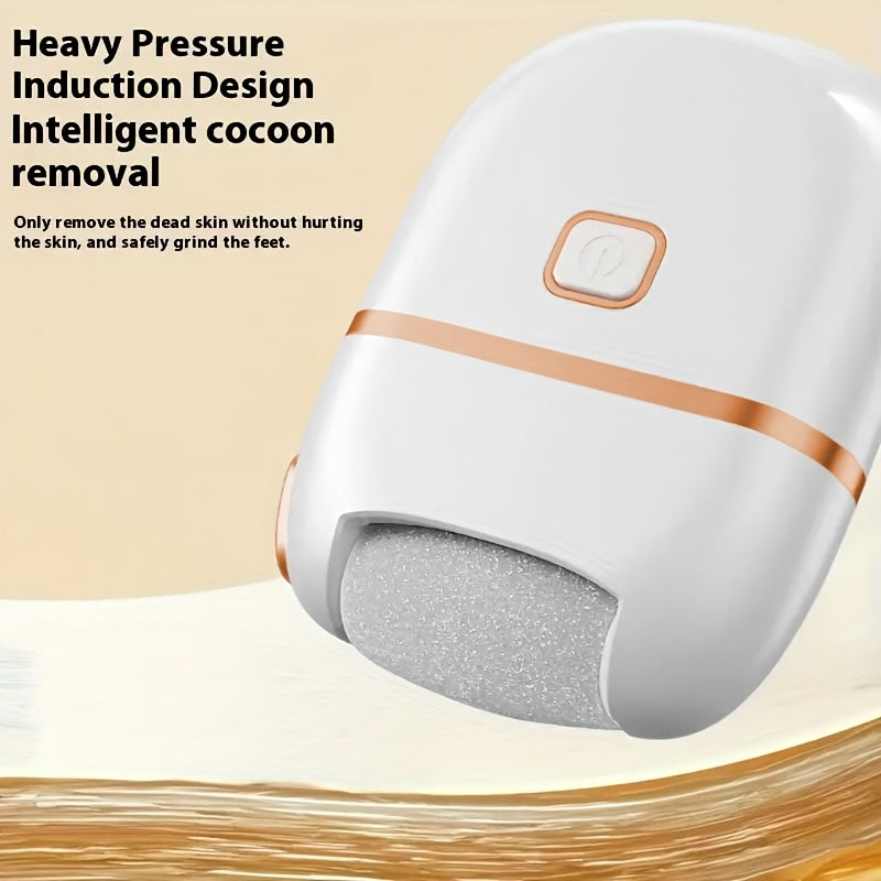 Rechargeable Electric Foot Grinder for Pedicures with 3 Heads and USB Charging