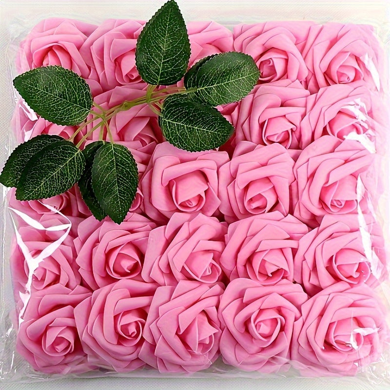 To'ylar, ta'tillar va uy bezaklari uchun yashil bargli sun'iy güllar, 25 ta to'plam