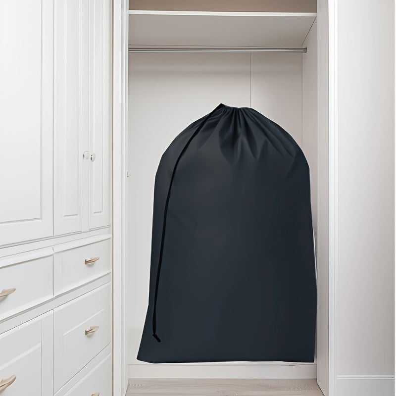 Nylon Laundry Bag with Drawstring for Travel and Delicates Heavy Duty Washable Storage