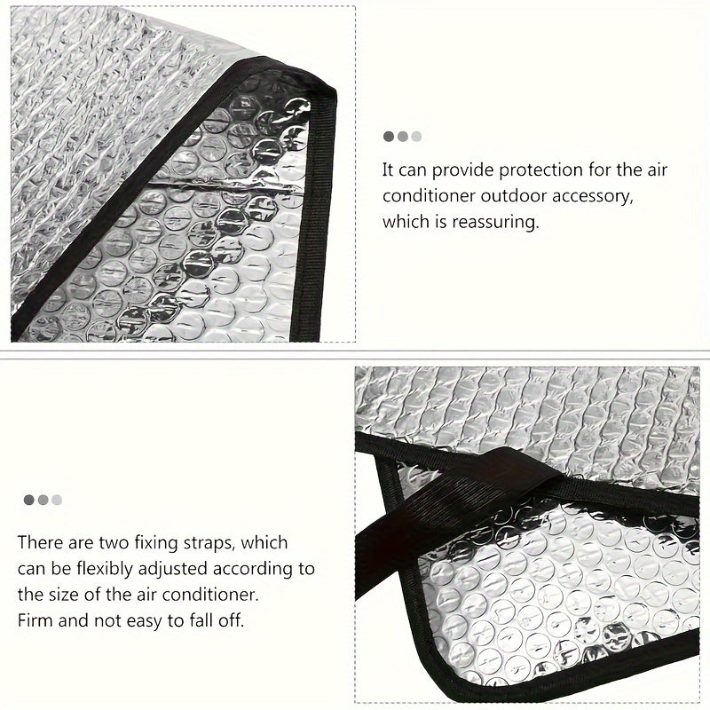 Durable Waterproof Aluminum Air Conditioner Cover for Outdoor Protection