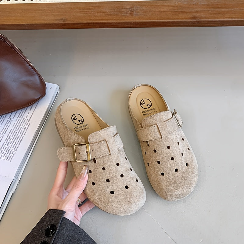 Women’s Slip-On Shoes Vintage Slippers Cushioned EVA Non-Slip TPR All-Season