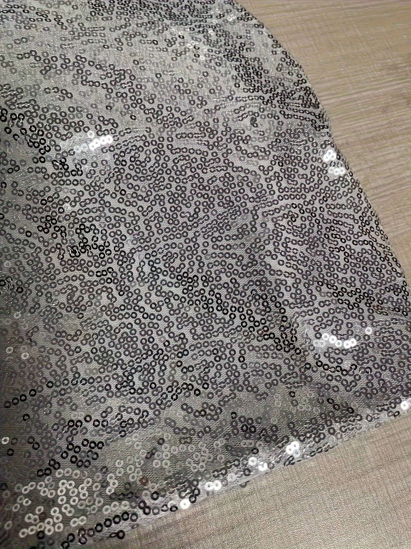 Plus o'lchamli mo'rt qoplangan sequin hoodie kundalik uzun qolli sviter qishki kiyim