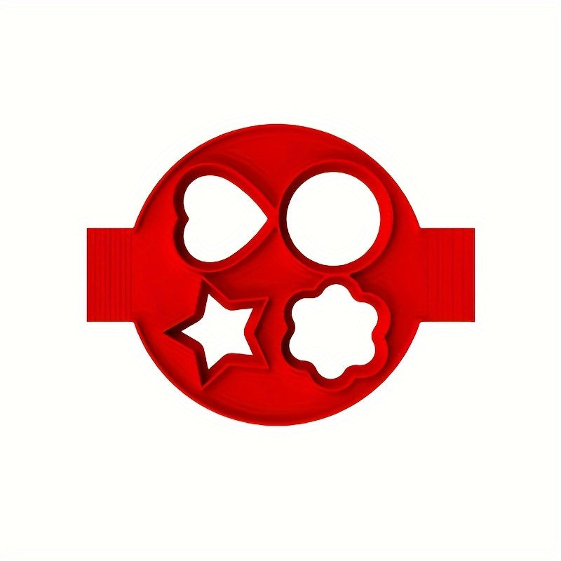 Silicone Egg Omelet Mold Flower Heart Star Round Pancake Maker Kitchen Supplies