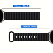 Silicone Sport Band for Apple Watch Ultra Series Waterproof Breathable Compatible with 45mm 46mm 44mm 42mm 49mm Men Women