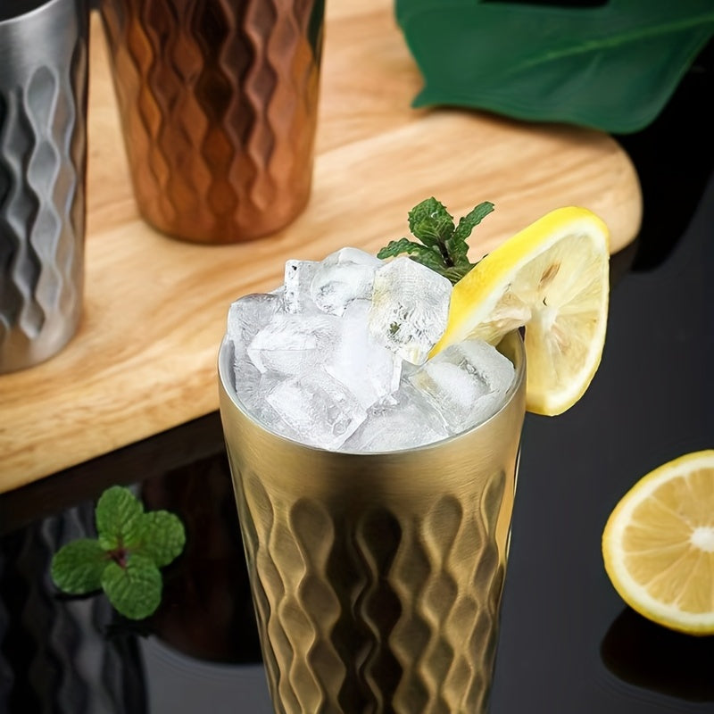 Stainless Steel Cups for Men and Women, Reusable, Durable, 12oz