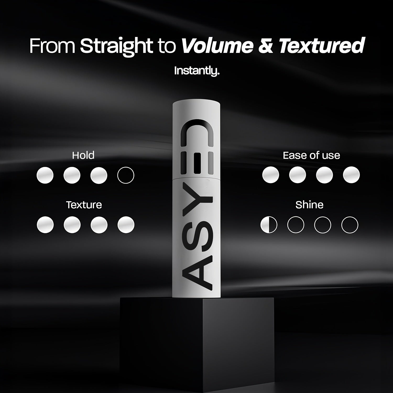 30ml Soch Tekstura Shartlash Puddingi, o'rtacha ushlab turish bilan engil, hajmli mat uslub uchun, 15.24 sm dan qisqa sochlar uchun mukammal.