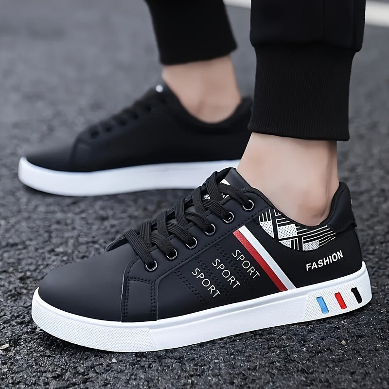 Plus-Size Men's Non-Slip Skateboard Sneakers Casual Outdoor Low Top Shoes