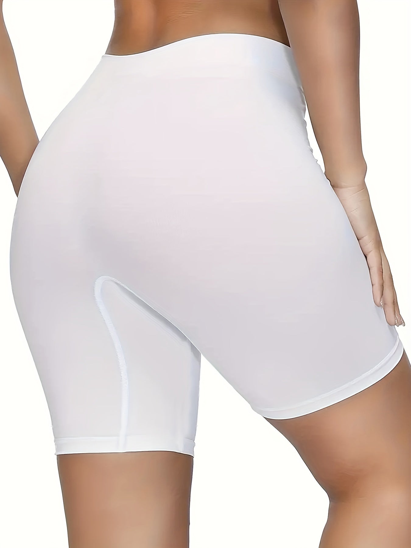 Women’s High Waist Shaping Shorts Breathable Tummy Control Butt Lift Seamless Solid