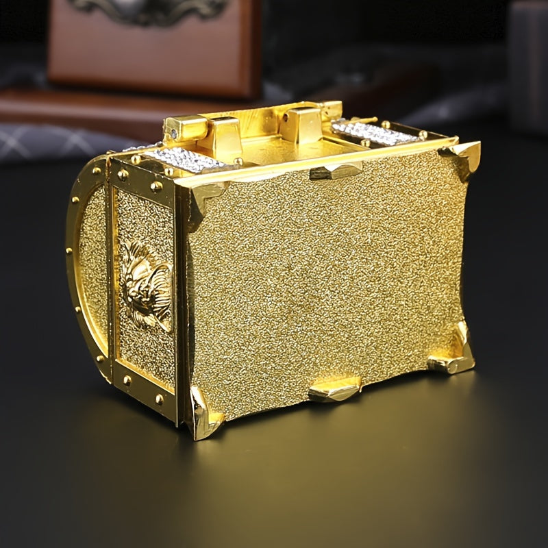 Ретро металлический пиратский сундук для хранения и подарка