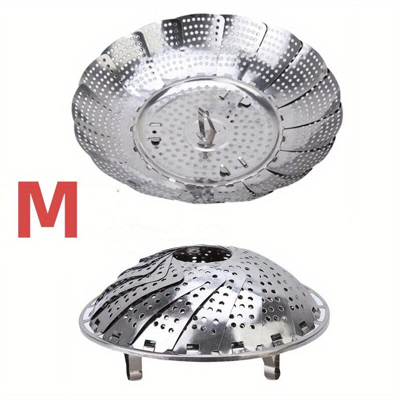 Stainless Steel Collapsible Steamer Basket for Nutritious Cooking