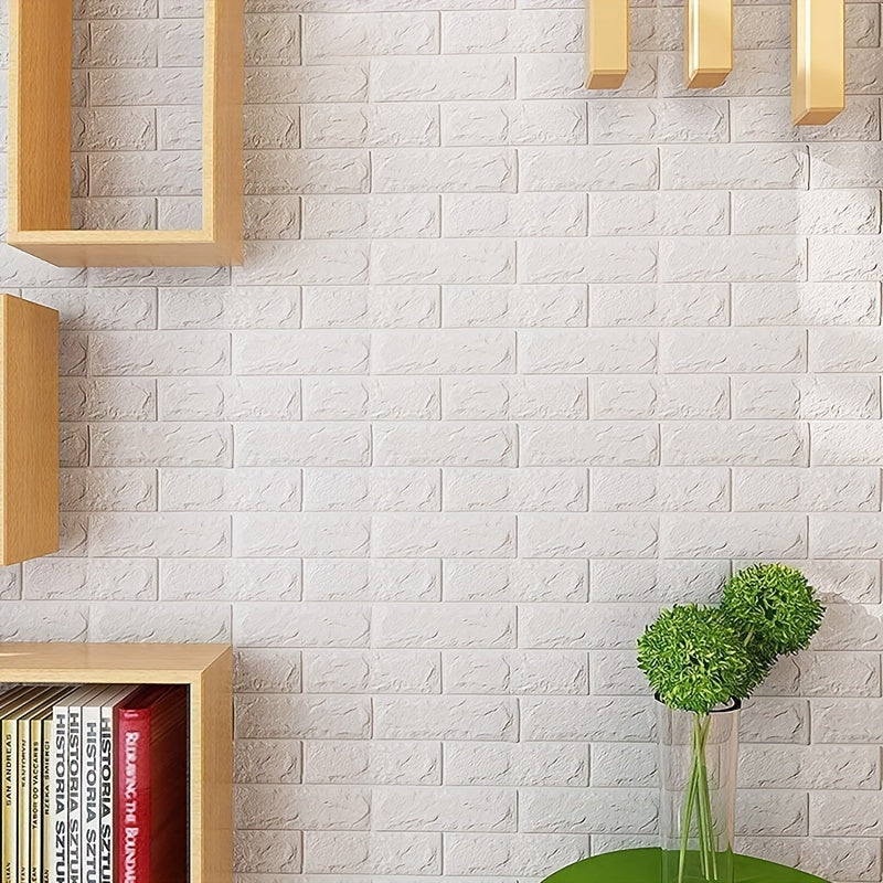 3D Stereo Imitation Brick Wall Stickers 20 50 100pcs Self-Adhesive Waterproof Decor