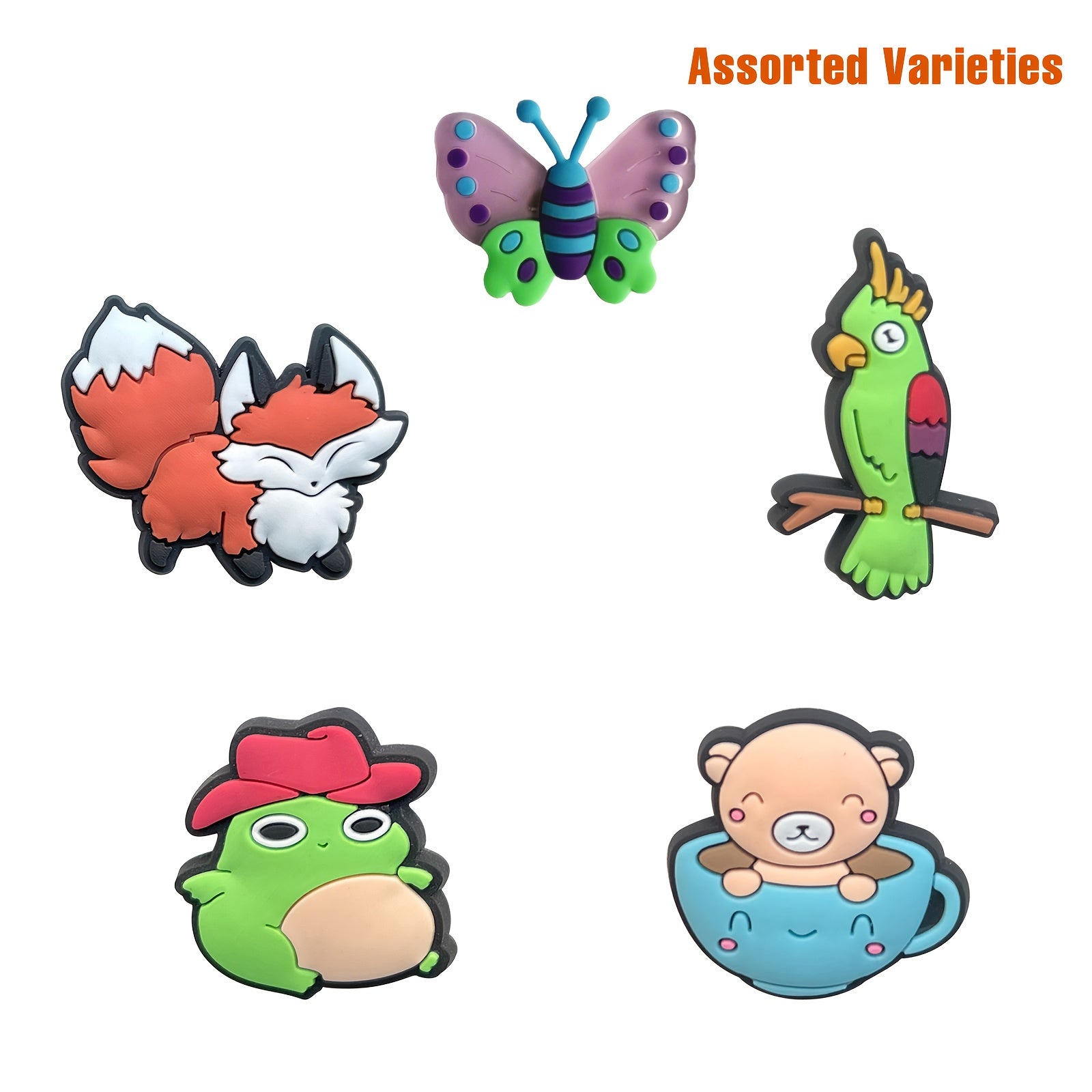 Assorted Shoe Charms for Sneakers and Bracelets 30/50/100/125pcs