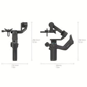 Mini 3-Axis Gimbal Stabilizer for Mirrorless Cameras Action Cameras Smartphones Up to 1.18KG