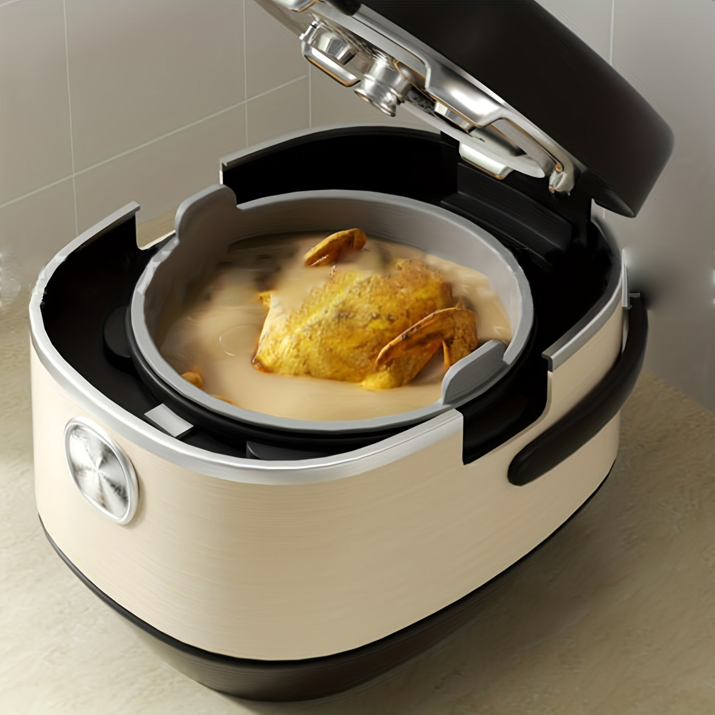 Silicone Slow Cooker Liners Set of 4 for Easy Meal Prep and Portion Control