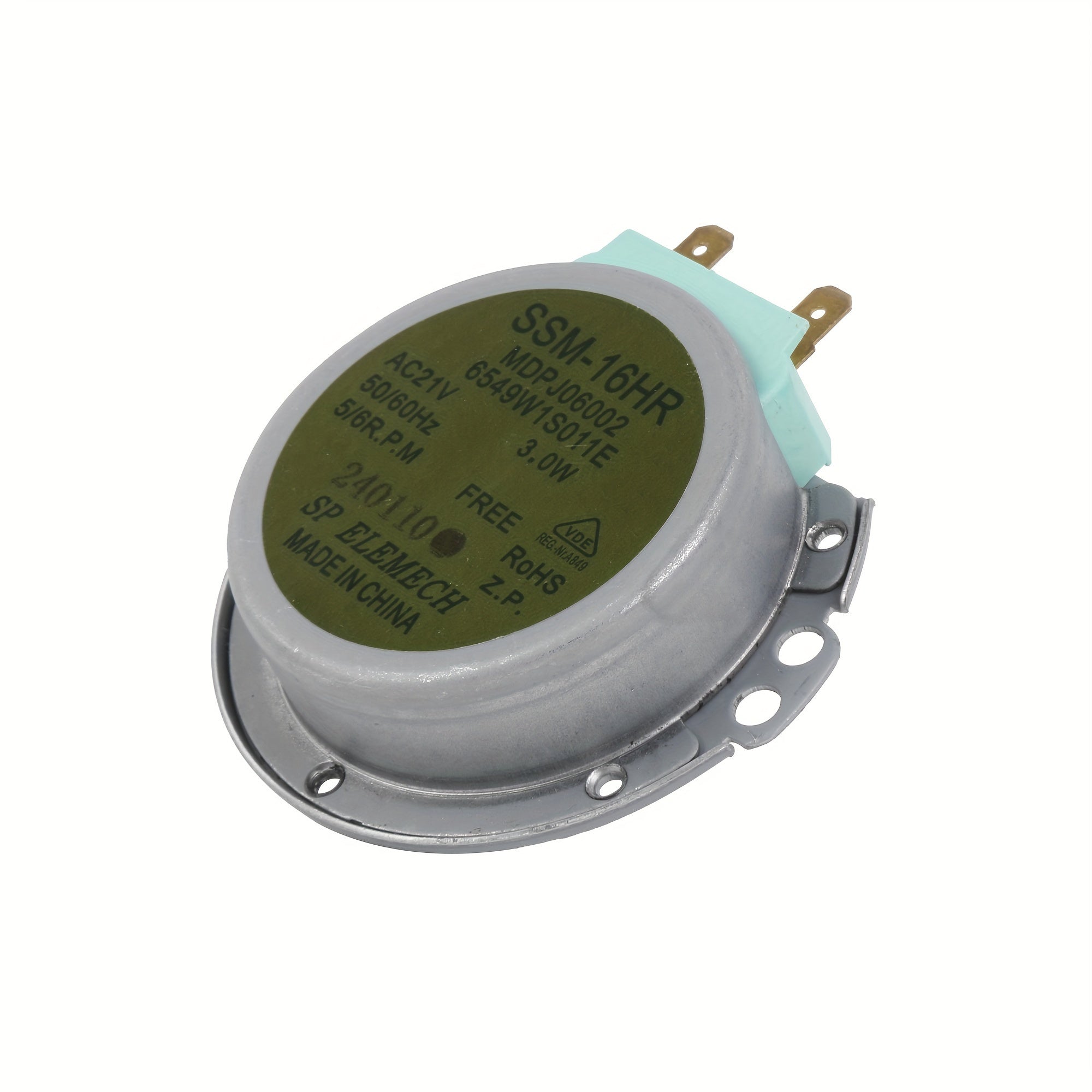 Yuqori samarali mikroto'lqinli pechka aylanuvchi motor, Model 6549W1S017A - Pishirish uchun mustahkam va samarali, keng turdagi mikroto'lqinli modellari bilan mos keladi.