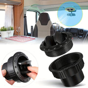 60mm Black Gray Round Car Ventilation Outlet ABS Plastic for RV ATV Bus Electric Vehicle