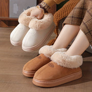 Women's Snow Boots Warm Thick Sole Indoor Outdoor Shoes
