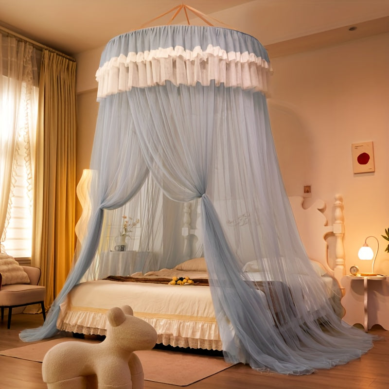 1 dona Dome Chivin Tarmog'i, Uyda Shifrlash, Bepul o'rnatish, Tozalash oson, Princess uslubi, Yotoqxona va Mehmonxona uchun bezak, To'rt fasl foydalanish.