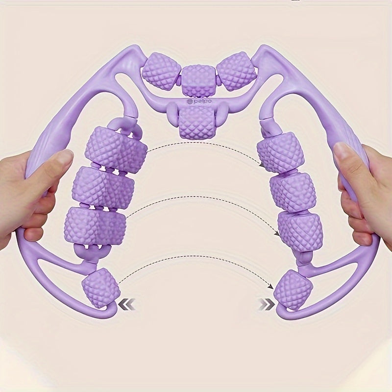 Pushti 25-g'ildirakli oyoq massaj qiluvchi rolik, sonlarni bo'sashtirish, mushaklarni cho'zish va ingichkalashtirish uchun. Mustahkam PP materialidan tayyorlangan. Portativ va yuqori sifatli.