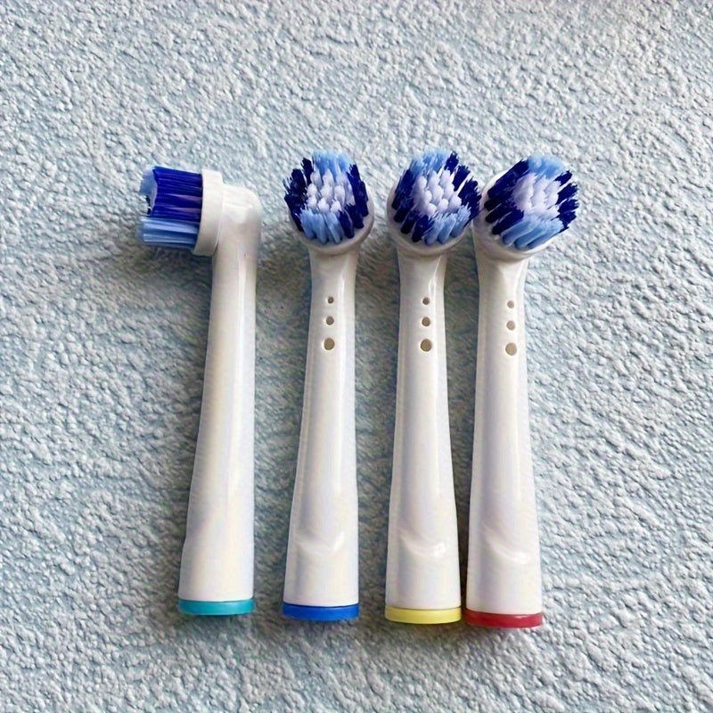 8Pcs Toothbrush Heads with Reusable Covers for Electric Toothbrushes