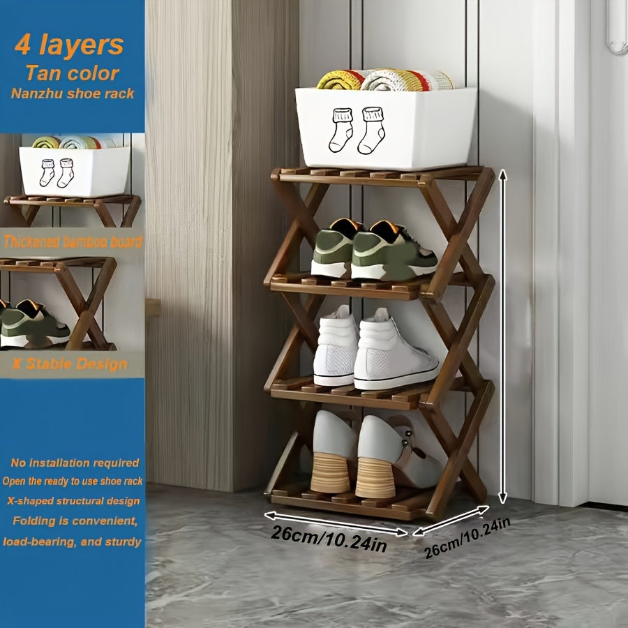 Estantería para zapatos retráctil de instalación gratuita, de 3 a 9 niveles, ahorrador de espacio para puertas estrechas