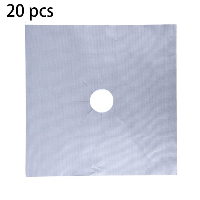 Gaz pechka moyga chidamli yostiqchalari, qayta ishlatiladigan, olovga chidamli, suv o'tkazmaydigan oshxona pechka himoyasi