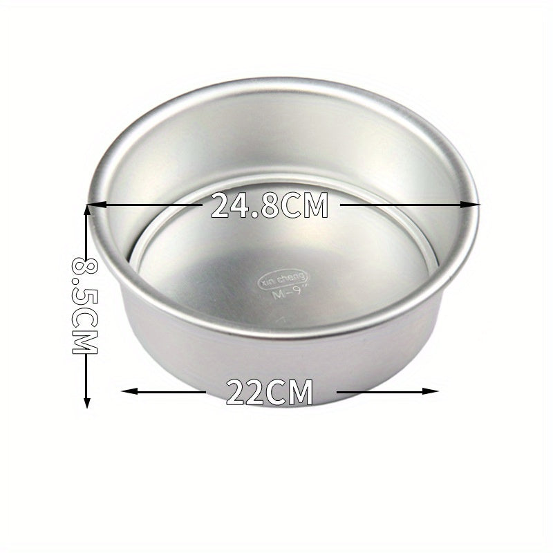 Anodized Aluminum Cake Pan with Removable Bottom, Multiple Sizes, Oven Safe