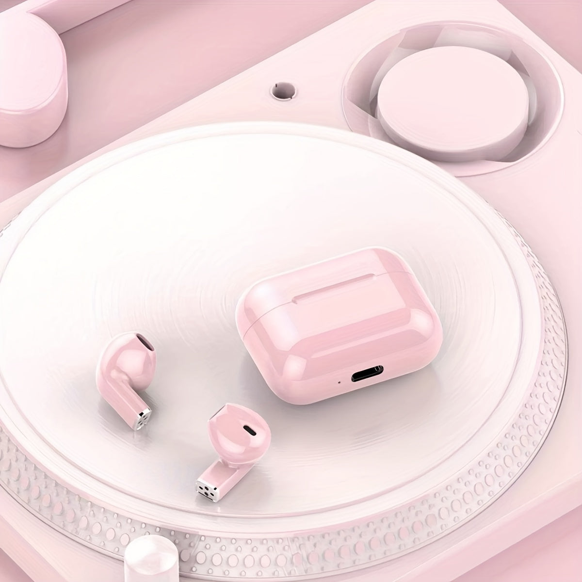 Wireless True Earbuds with Touch Control, HD Stereo Sound, Rechargeable Battery