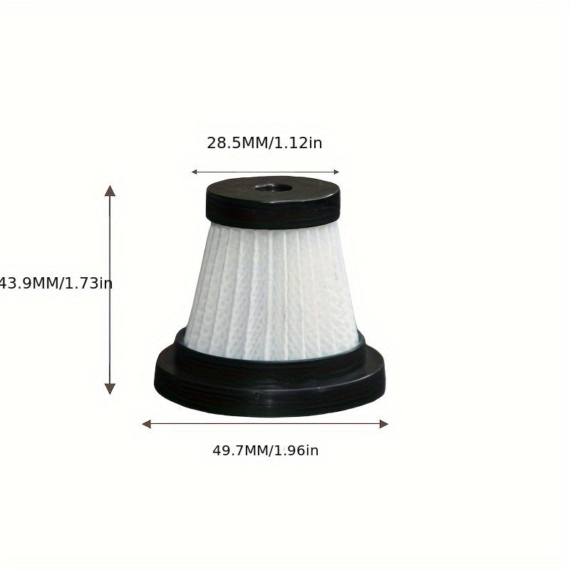 Plastik Avtomobil Changyutgichi HEPA Filtrini O'zgartirish To'plami, Yuvilishi Mumkin, Qo'lga Olingan Mos, Batareya Kiritilmagan
