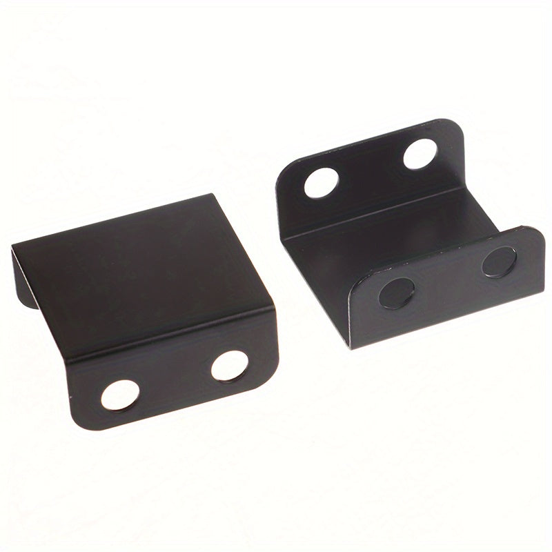 Qora metall 8-shakl teshikli ulanish parallel o'rnatish braketlari sovutish fanlari uchun 8/9/12/14cm