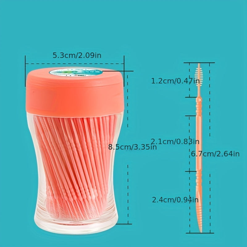 200PCS Double Head Disposable Interdental Dental Floss Picks Deep Cleaning Portable Hygienic Flossers