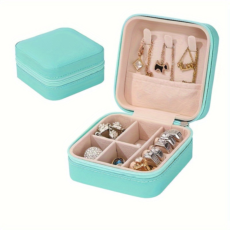 Двухслойный органайзер для украшений с замшевым покрытием, крючки для ожерелий, большая вместимость