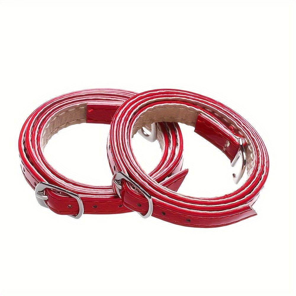 Women's Adjustable High Heel Shoe Straps Ankle Belt Pack of 2