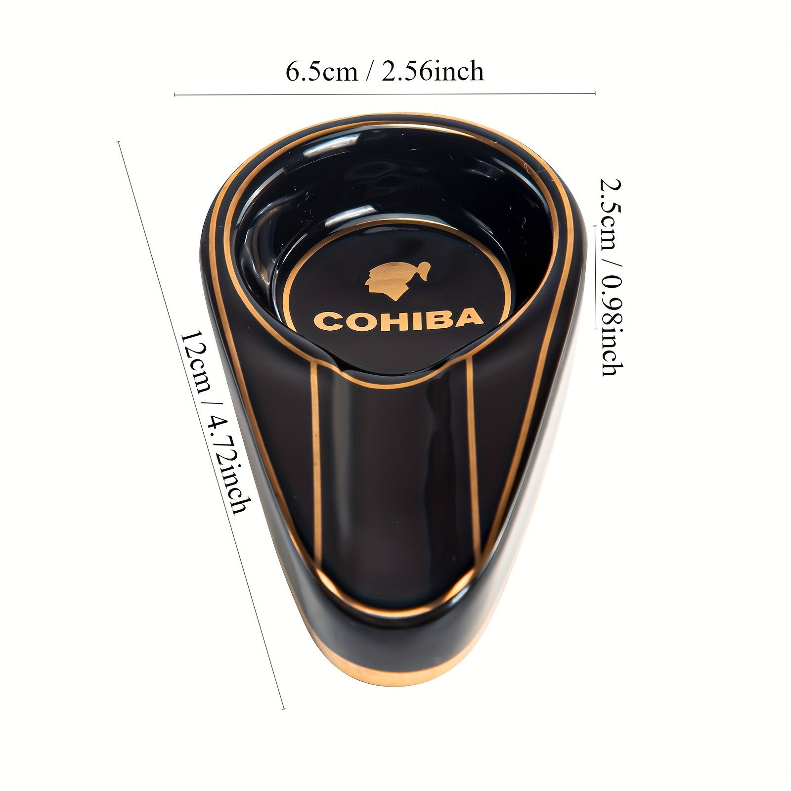 Ceramic Cigar Ashtray Portable Smoking Accessories