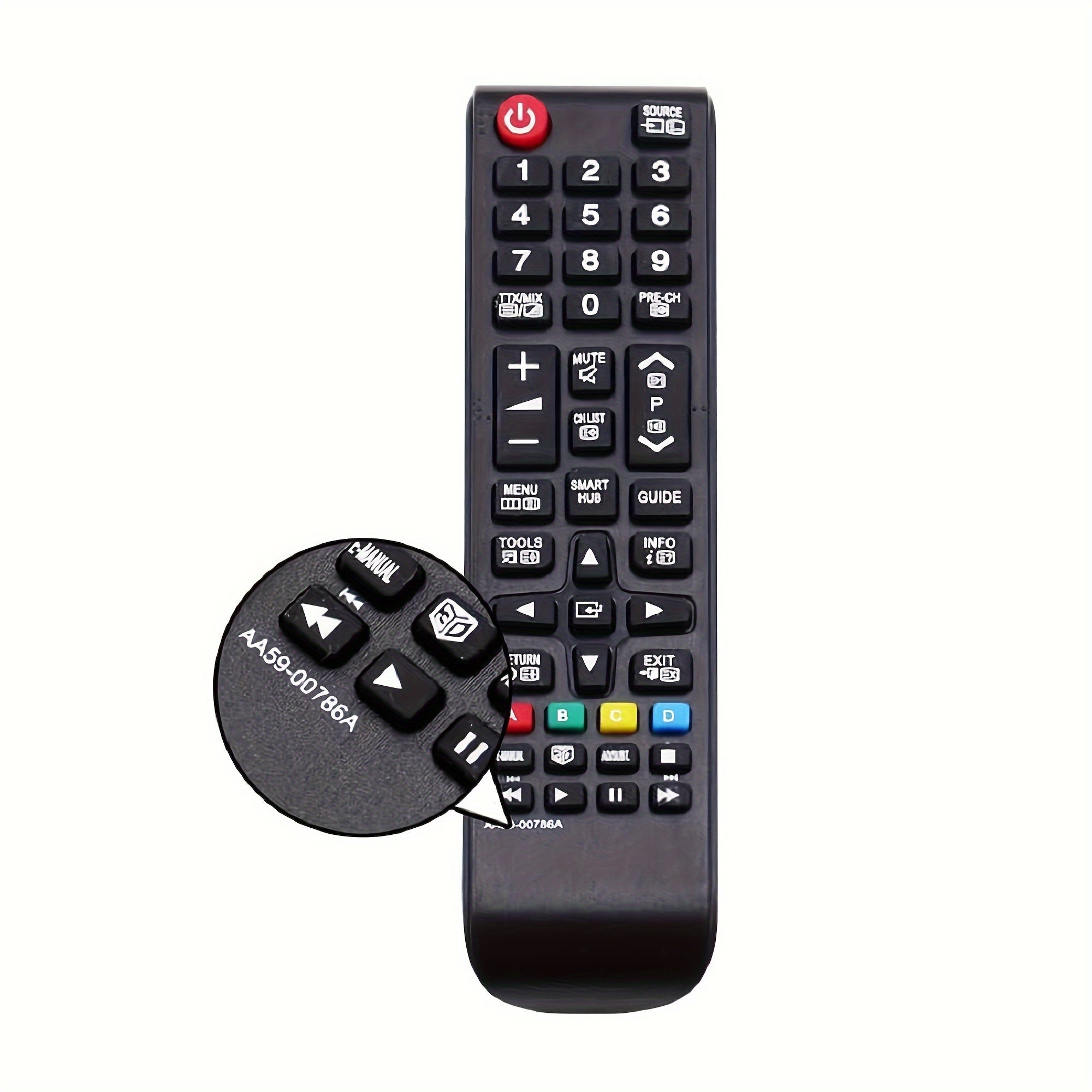 Universal Voice Search Infrared Remote Control for Samsung TVs Battery Powered