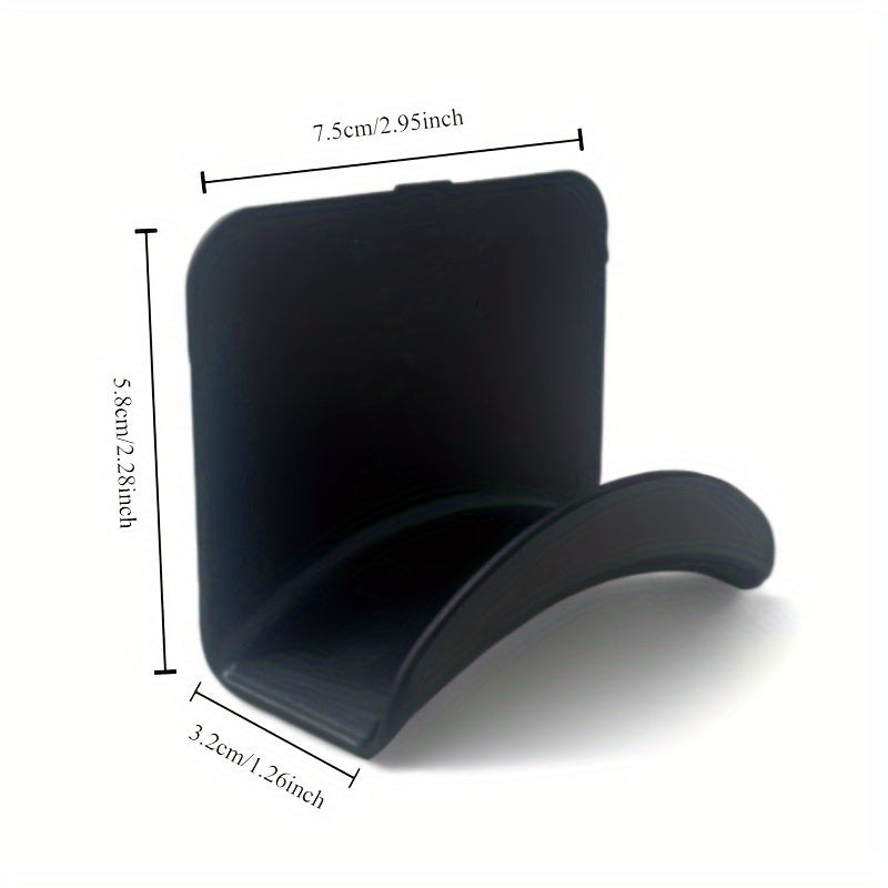 Wall-Mount Headphone Stand with Utility Hooks, Space-Saving, Easy Installation