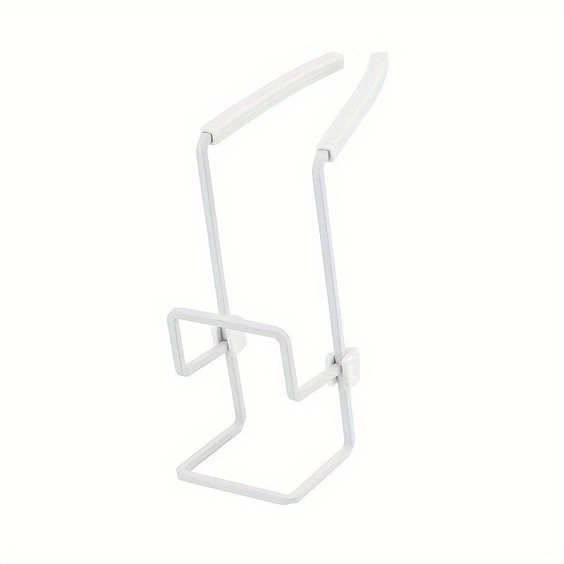 2-qavatli temir kran uchun osma tokchali kosmik tejovchi oshxona yuvinish joyi, drenaj, gubka bilan artish, chirishga qarshi qora va oq bo'yoqli, gubka, sovun va aksessuarlar uchun.