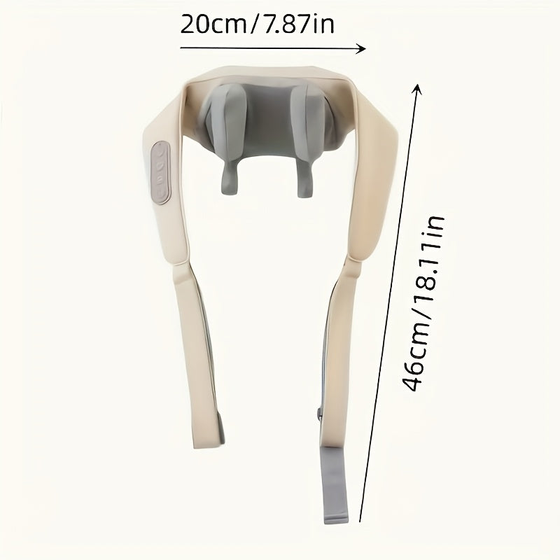 6D Deep Kneading Heating Massage Device for Neck Back Shoulders and Waist