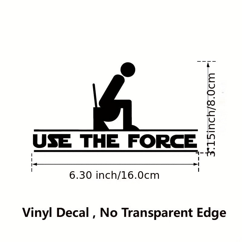 Bathroom Vinyl Decal Stickers for Toilets Door Wall Art